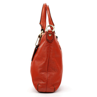 F20342 Red Leather Ashley 2-Way Bag