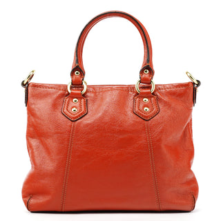 F20342 Red Leather Ashley 2-Way Bag