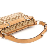 F07077 Beige Tan Signature Soho 2-Way Shoulder Bag
