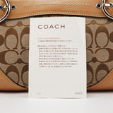 F07077 Beige Tan Signature Soho 2-Way Shoulder Bag