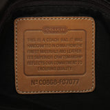 F07077 Beige Tan Signature Soho 2-Way Shoulder Bag