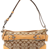 F07077 Beige Tan Signature Soho 2-Way Shoulder Bag