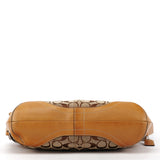 F07077 Beige Tan Signature Soho 2-Way Shoulder Bag