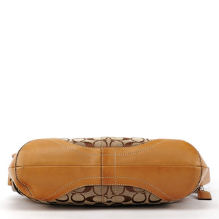 F07077 Beige Tan Signature Soho 2-Way Shoulder Bag
