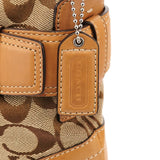 F07077 Beige Tan Signature Soho 2-Way Shoulder Bag