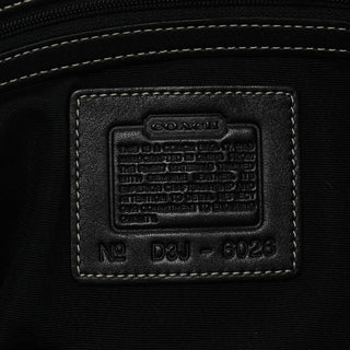6026 Grey Black Signature Soho Shoulder Bag