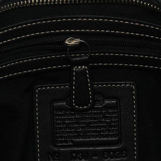 6026 Grey Black Signature Soho Shoulder Bag