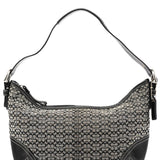 6026 Grey Black Signature Soho Shoulder Bag