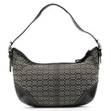 6026 Grey Black Signature Soho Shoulder Bag
