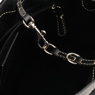 10247 Black Signature Hamptons Tote Bag