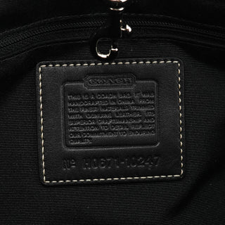 10247 Black Signature Hamptons Tote Bag
