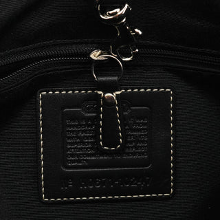 10247 Black Signature Hamptons Tote Bag