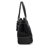 10247 Black Signature Hamptons Tote Bag