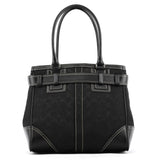 10247 Black Signature Hamptons Tote Bag