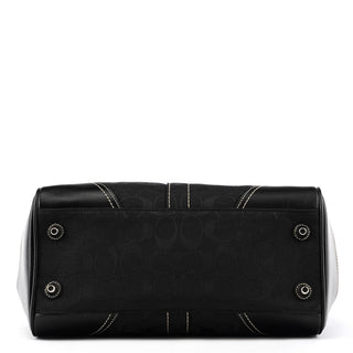 10247 Black Signature Hamptons Tote Bag