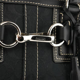 10247 Black Signature Hamptons Tote Bag