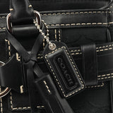 10247 Black Signature Hamptons Tote Bag
