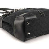 10247 Black Signature Hamptons Tote Bag