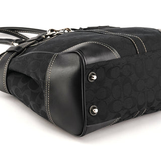10247 Black Signature Hamptons Tote Bag