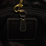 10214 Brown Pebbled Leather Hamptons Tote Bag