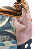 F40530 Multicolor Signature Patchwork Shoulder Bag
