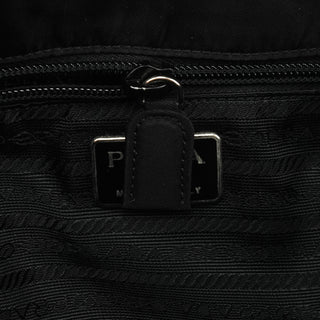B6781 Black Tessuto Metallo Nylon Shoulder Bag