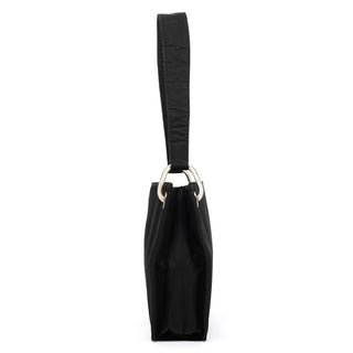 B6781 Black Tessuto Metallo Nylon Shoulder Bag