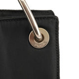 B6781 Black Tessuto Metallo Nylon Shoulder Bag