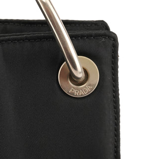 B6781 Black Tessuto Metallo Nylon Shoulder Bag