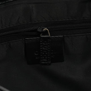 001 3306 Black GG Canvas Jackie Shoulder Bag