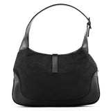 001 3306 Black GG Canvas Jackie Shoulder Bag