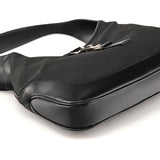 001 3306 Black GG Canvas Jackie Shoulder Bag