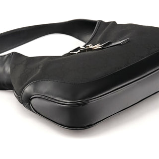 001 3306 Black GG Canvas Jackie Shoulder Bag