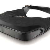 001 3306 Black GG Canvas Jackie Shoulder Bag