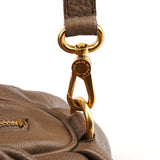 Light Brown Leather Classic Q Baby Groovee 2-Way Bag