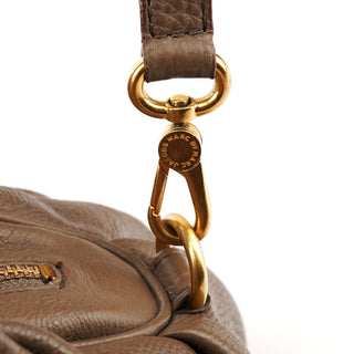 Light Brown Leather Classic Q Baby Groovee 2-Way Bag