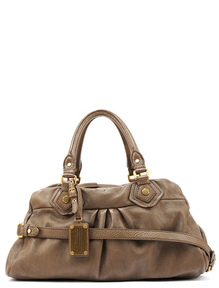 Light Brown Leather Classic Q Baby Groovee 2-Way Bag