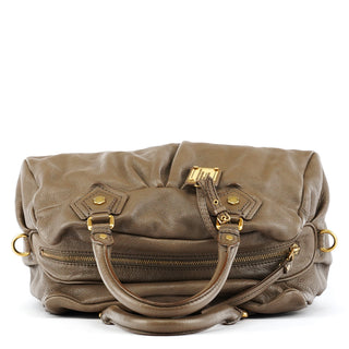 Light Brown Leather Classic Q Baby Groovee 2-Way Bag