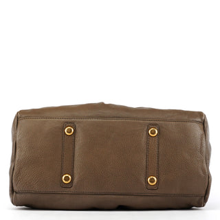 Light Brown Leather Classic Q Baby Groovee 2-Way Bag