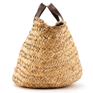 Natural Straw Woven Tote Bag