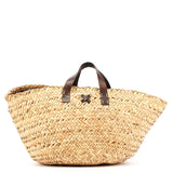Natural Straw Woven Tote Bag