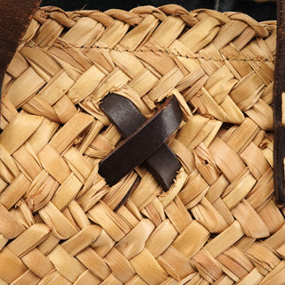 Natural Straw Woven Tote Bag