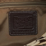 10234 Beige Brown Signature Patchwork Tote Bag