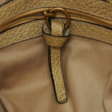 Gold Metallic Leather Heloise Shoulder Bag