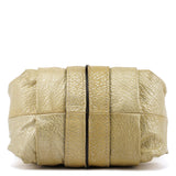 Gold Metallic Leather Heloise Shoulder Bag