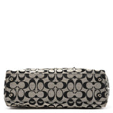 F15665 Grey Black Signature Hamptons Tote Bag