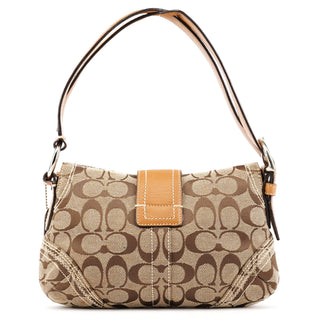 10602 Beige Tan Signature Soho Shoulder Bag