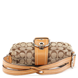 10602 Beige Tan Signature Soho Shoulder Bag