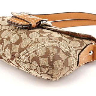 10602 Beige Tan Signature Soho Shoulder Bag