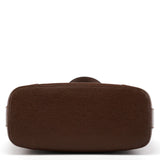 001 4204 Brown Leather Hobo Shoulder Bag
